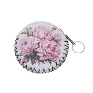 Mini Purse – Pink Peonies