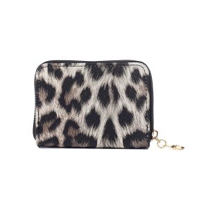 Card Holder – Leopard Grey