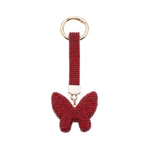 Bag Charm – Butterfly Red