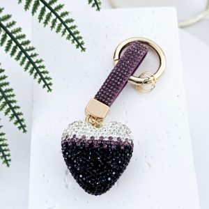 Bag Charm – Purple Heart