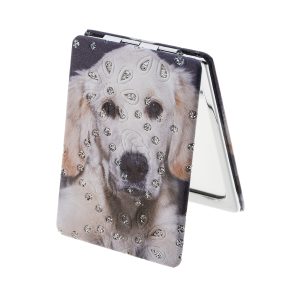 Compact Mirror – Golden Retriever