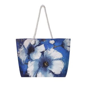 Tote Bag – White Pansy