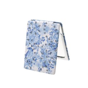 Compact Mirror – Blue Floral