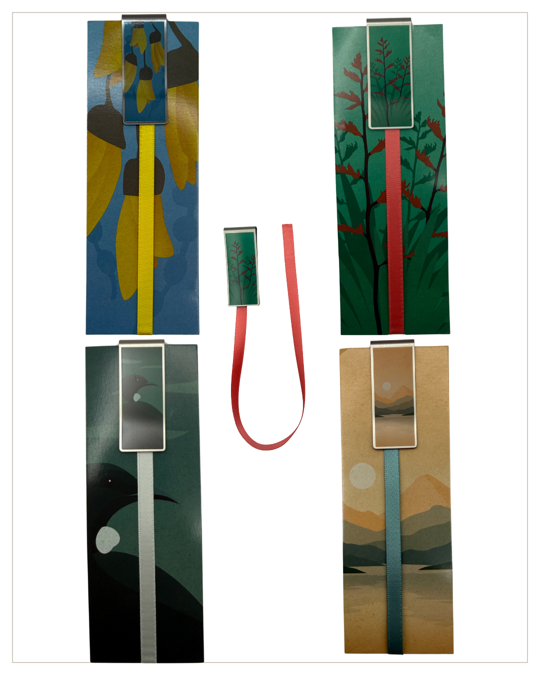 Bookmarks - NZ Designs Metal Clip On